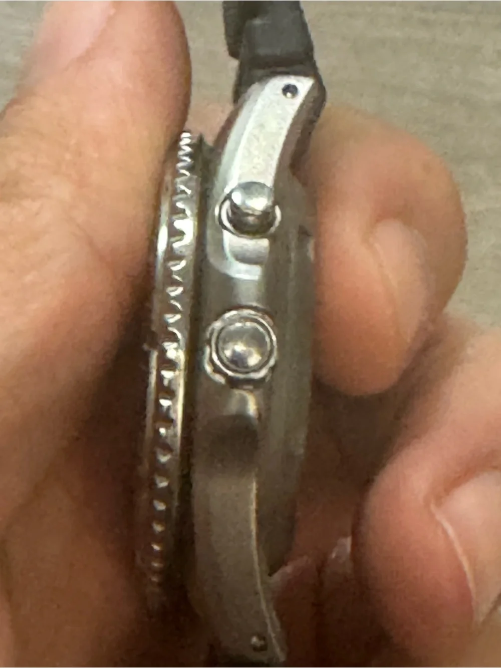 Seiko Rare Gray Ghost Titanium AGS Watch